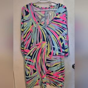 Lilly Pulitzer Cori Dress In "Indigo Sea Dreamin" Sz.M NWT